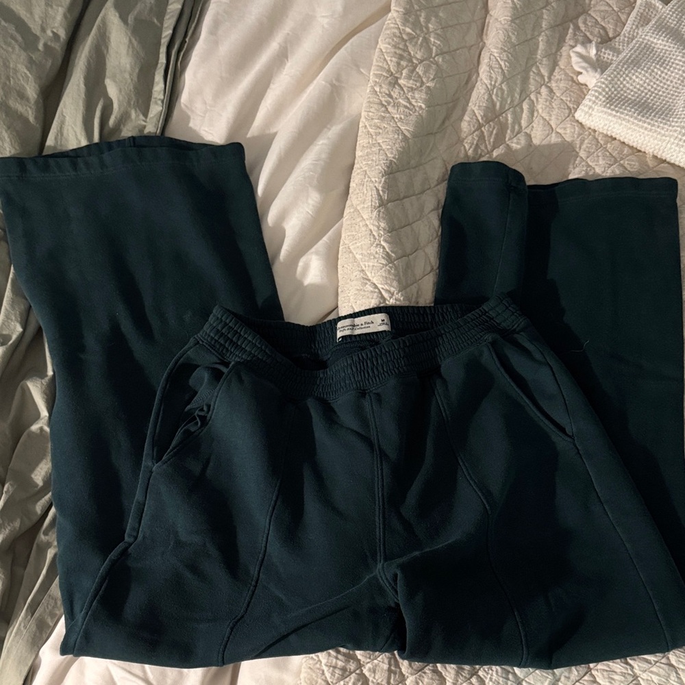 Abercrombie & Fitch Dark Green Track Joggers